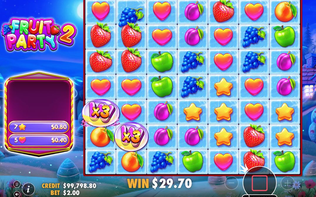 Free spins-läget med multiplikatorer från 3x och upp till 729x